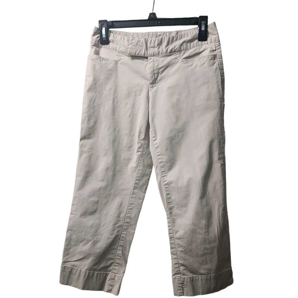 SO Stretch Cropped Pants Khaki Casual Career Women's‎ Size 5